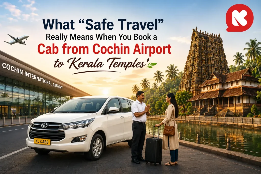 What “Safe Travel” Really Means When You Book a Cab from Cochin Airport to Kerala Temples