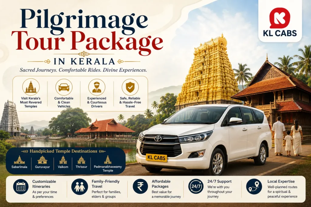 Multi-Temple Pilgrimage Tour Package in Kerala: How One Cab Booking Covers Sabarimala, Guruvayur, and the Temples Between