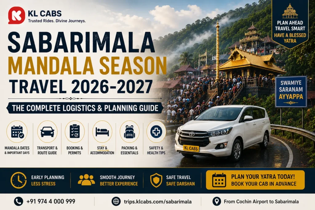 Sabarimala Mandala season travel 2026-2027: The Complete Logistics and Planning Guide