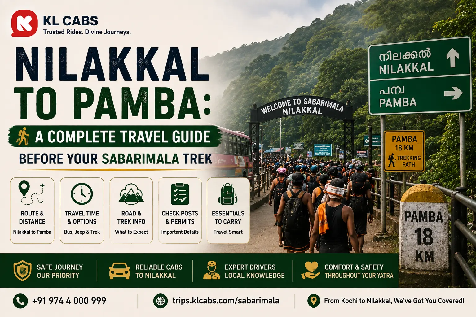 Nilakkal to Pamba: Everything Pilgrims Should Know Before Their Trek